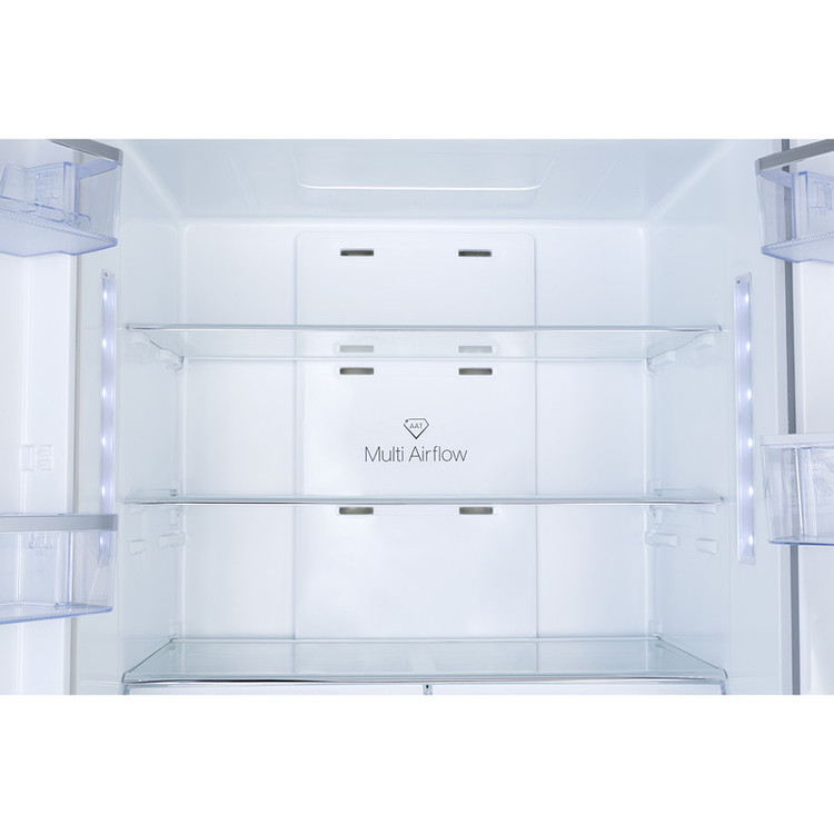 یخچال و فریزر ساید بای ساید 28 فوت ایکس ویژن مدل TF541-AWD رنگ سفید گرید B ایراد جزیی ظاهری 36 ماه گارانتی