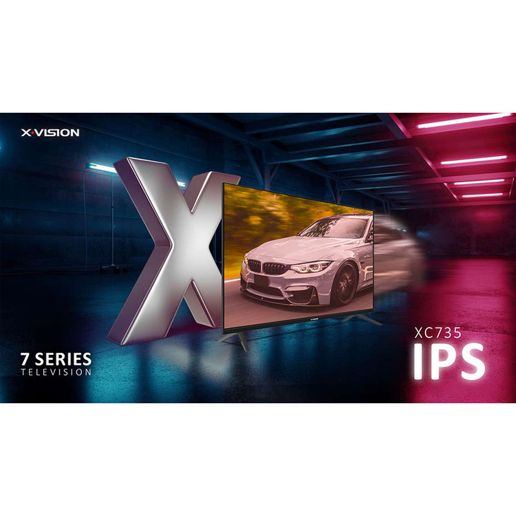تلویزیون ال ای دی هوشمند ایکس ویژن مدل 43XC735 سایز 43 اینچ گرید C ایراد جزیی ظاهری 24 ماه گارانتی